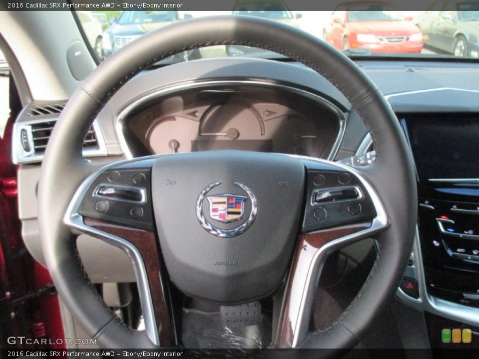 Ebony/Ebony Interior Steering Wheel for the 2016 Cadillac SRX Performance AWD #108360320