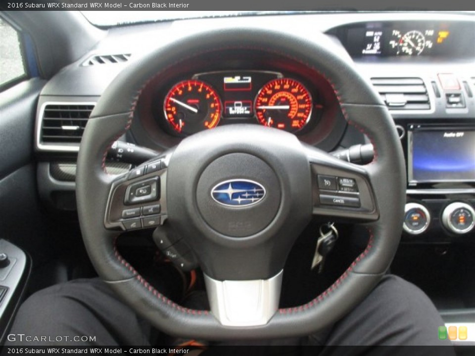 Carbon Black Interior Steering Wheel for the 2016 Subaru WRX  #108364407