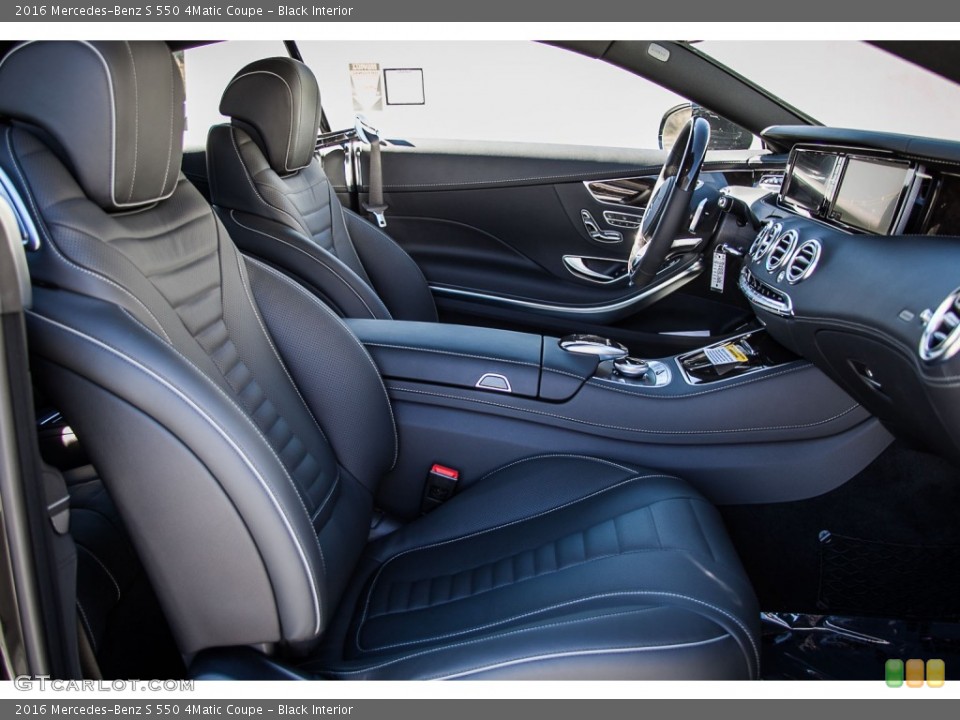 Black Interior Photo for the 2016 Mercedes-Benz S 550 4Matic Coupe #108366450