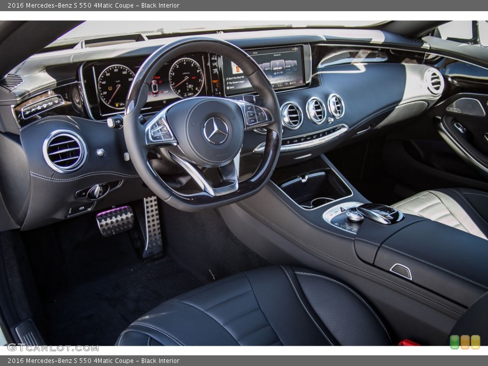 Black Interior Photo for the 2016 Mercedes-Benz S 550 4Matic Coupe #108366648