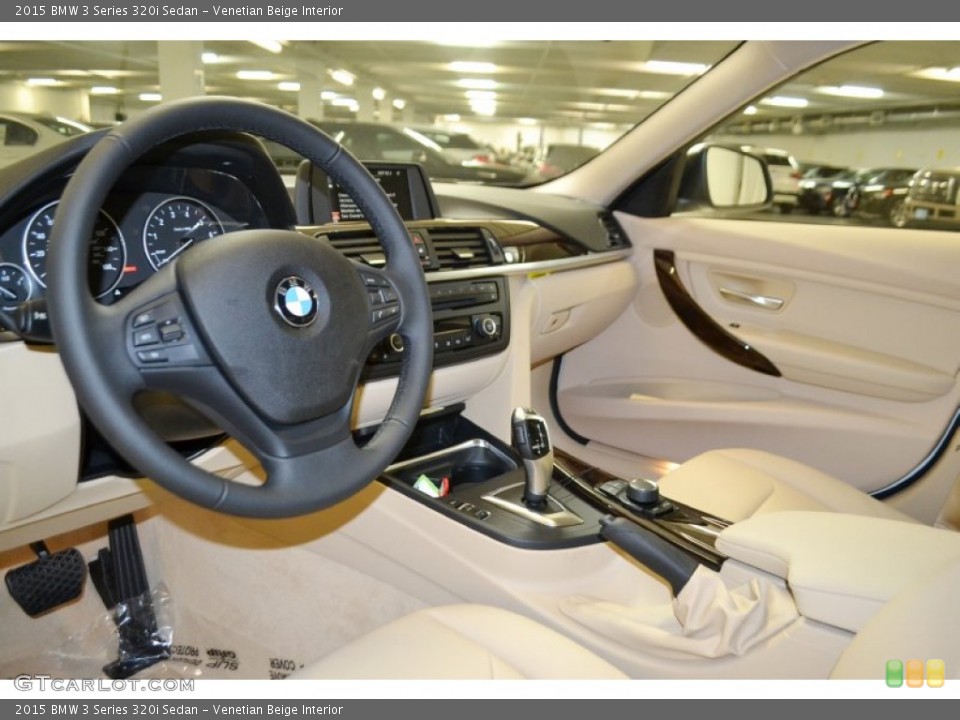 Venetian Beige Interior Photo for the 2015 BMW 3 Series 320i Sedan #108386718