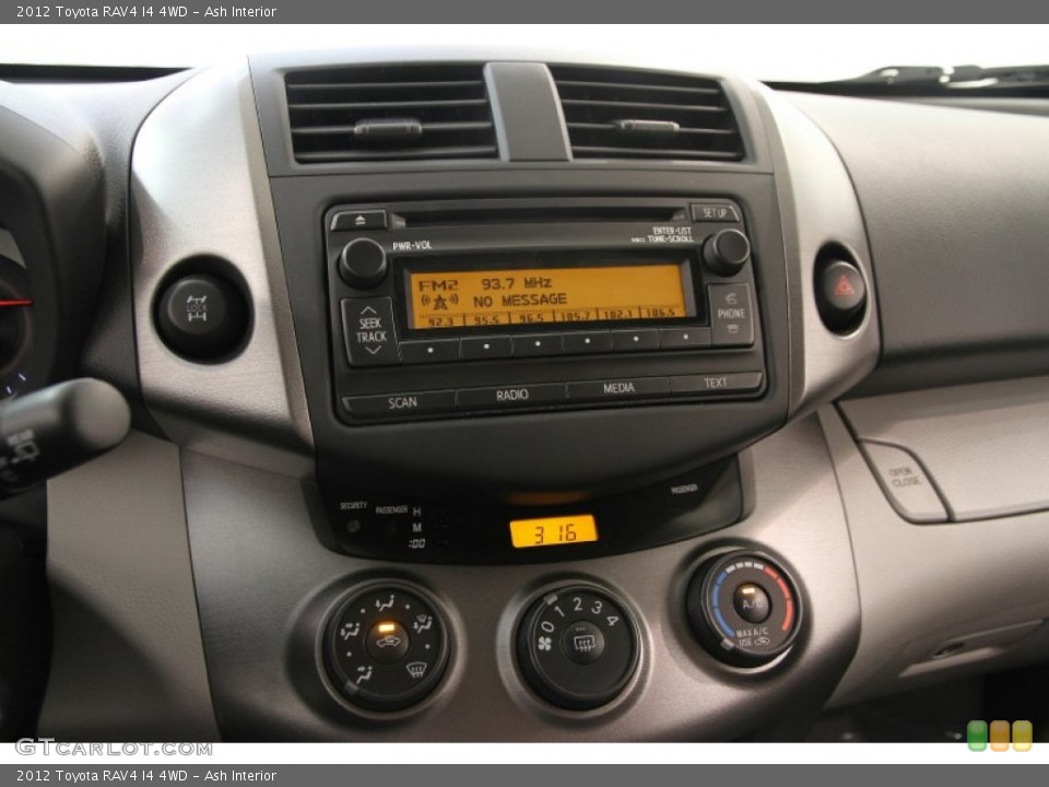 Ash Interior Controls for the 2012 Toyota RAV4 I4 4WD #108400665