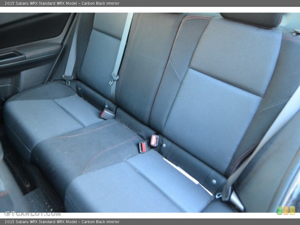 Carbon Black Interior Rear Seat for the 2015 Subaru WRX  #108406140
