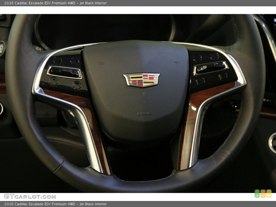 Jet Black Interior Controls for the 2016 Cadillac Escalade ESV Premium 4WD #108410442