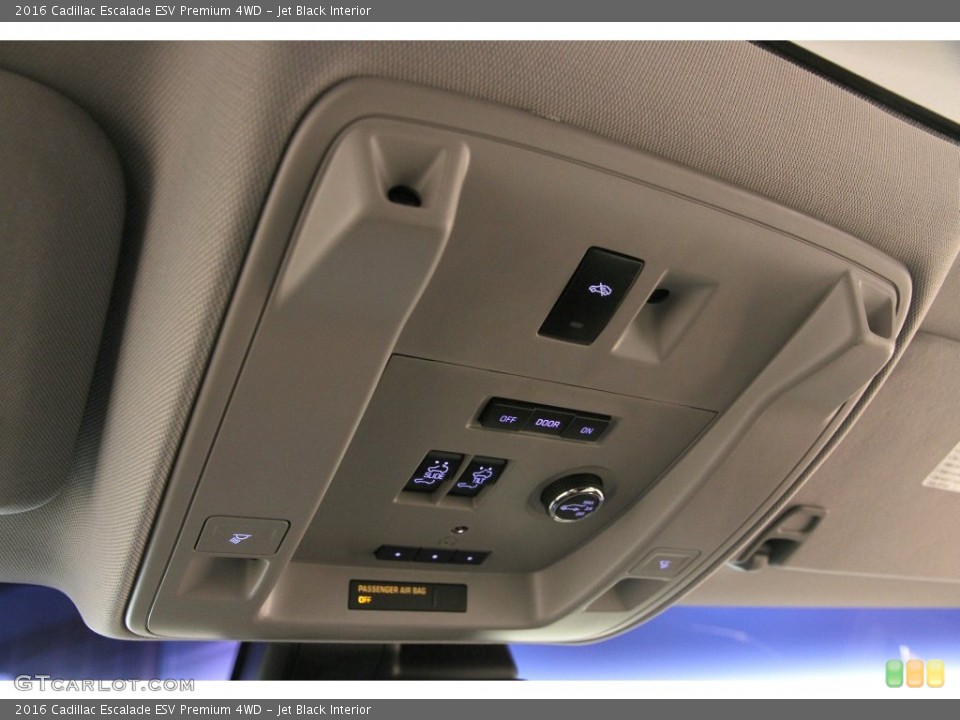 Jet Black Interior Controls for the 2016 Cadillac Escalade ESV Premium 4WD #108410478