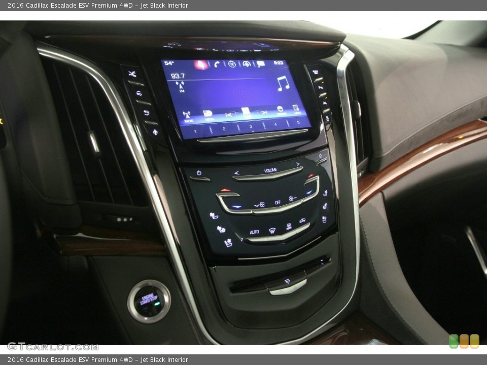Jet Black Interior Controls for the 2016 Cadillac Escalade ESV Premium 4WD #108410520