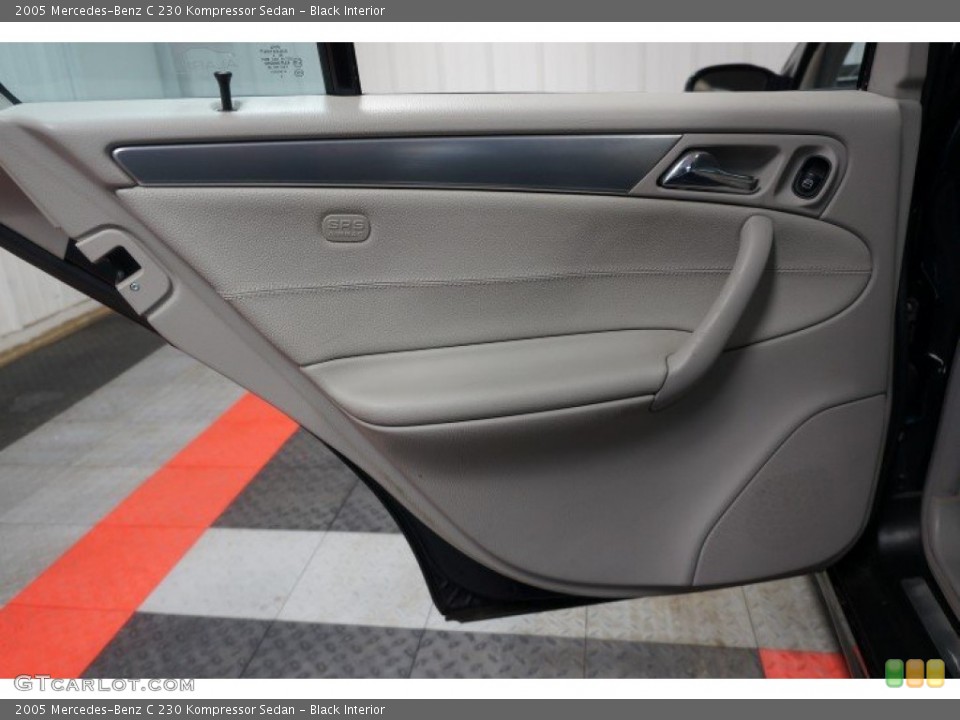 Black Interior Door Panel for the 2005 Mercedes-Benz C 230 Kompressor Sedan #108414095
