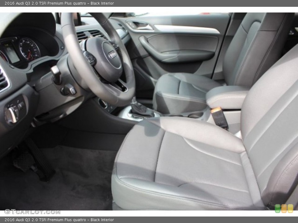Black Interior Front Seat for the 2016 Audi Q3 2.0 TSFI Premium Plus quattro #108414711