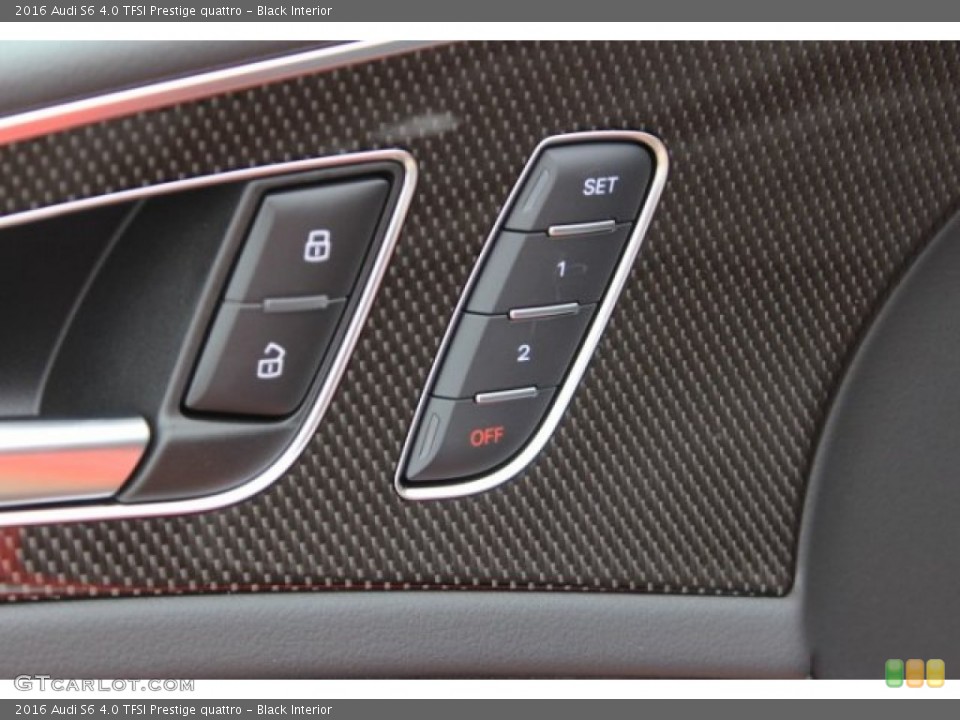 Black Interior Controls for the 2016 Audi S6 4.0 TFSI Prestige quattro #108415439