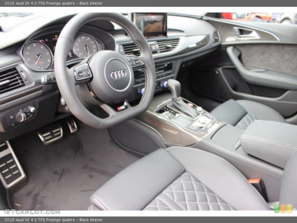 Black 2016 Audi S6 Interiors