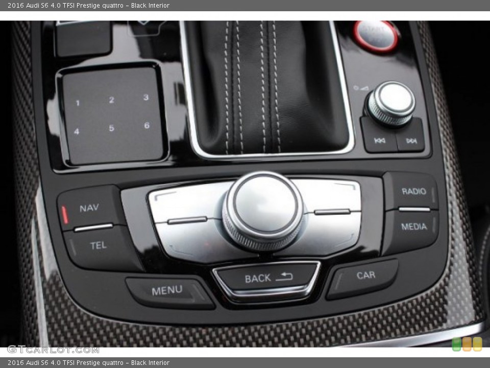Black Interior Controls for the 2016 Audi S6 4.0 TFSI Prestige quattro #108415647