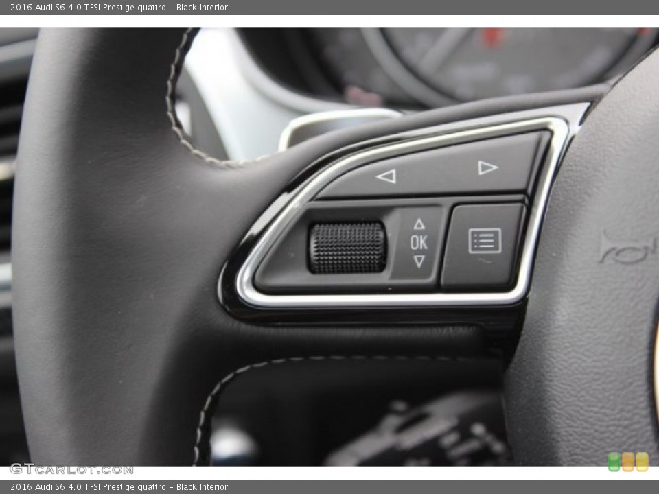Black Interior Controls for the 2016 Audi S6 4.0 TFSI Prestige quattro #108415881