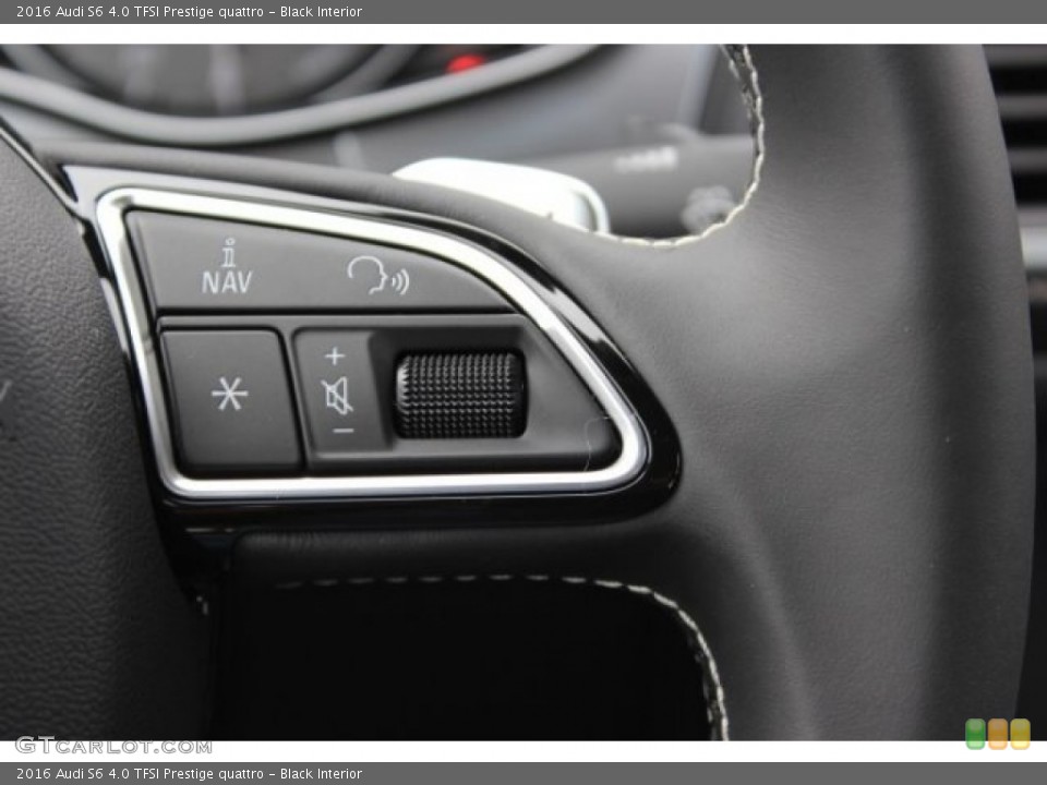 Black Interior Controls for the 2016 Audi S6 4.0 TFSI Prestige quattro #108415899