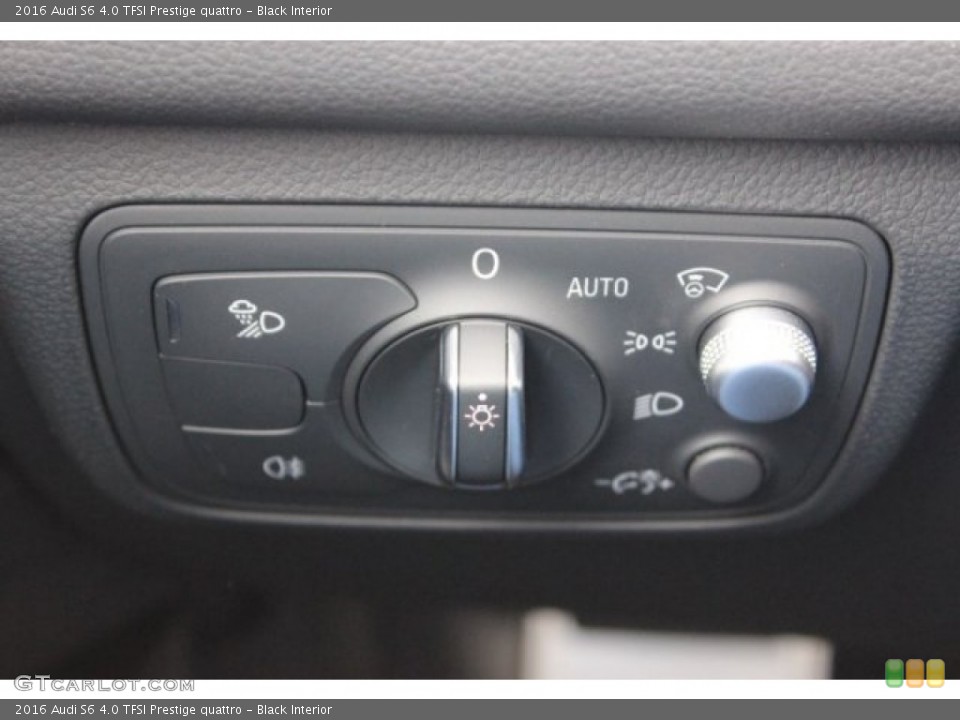 Black Interior Controls for the 2016 Audi S6 4.0 TFSI Prestige quattro #108415959