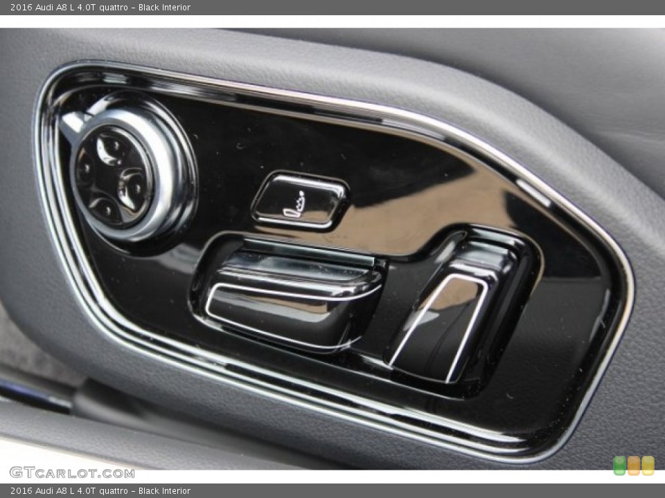 Black Interior Controls for the 2016 Audi A8 L 4.0T quattro #108416547