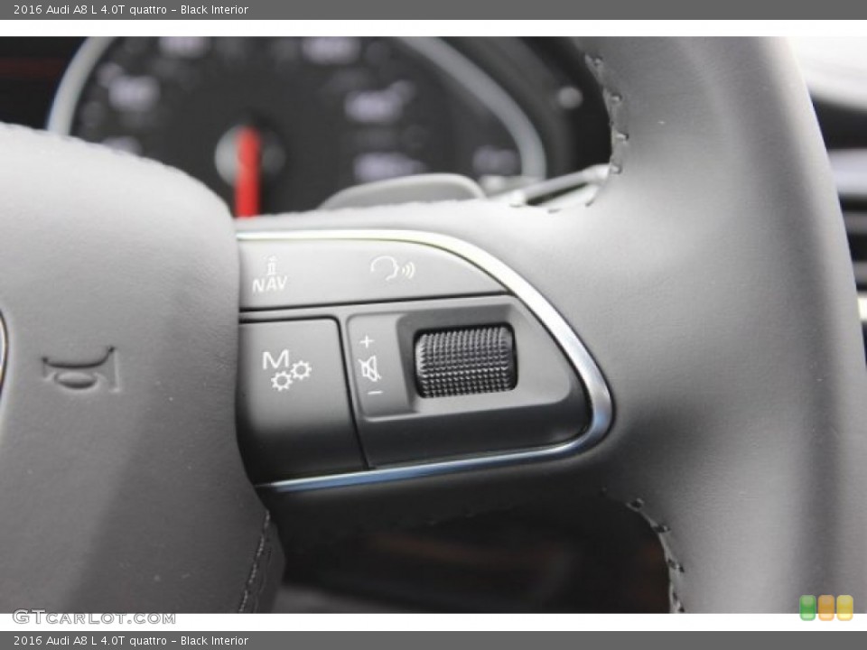 Black Interior Controls for the 2016 Audi A8 L 4.0T quattro #108416985