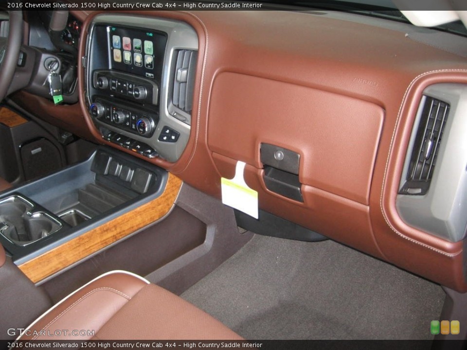 High Country Saddle Interior Dashboard for the 2016 Chevrolet Silverado 1500 High Country Crew Cab 4x4 #108420507
