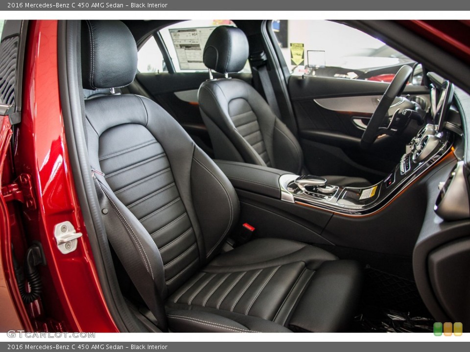 Black Interior Photo for the 2016 Mercedes-Benz C 450 AMG Sedan #108421140