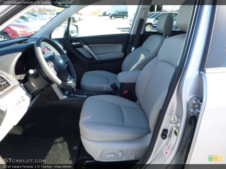 Gray Interior Photo for the 2016 Subaru Forester 2.5i Touring #108421464