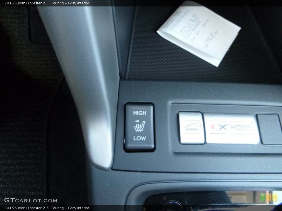 Gray Interior Controls for the 2016 Subaru Forester 2.5i Touring #108421567