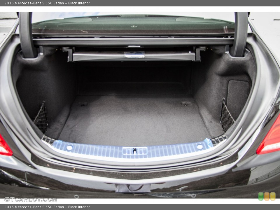 Black Interior Trunk for the 2016 Mercedes-Benz S 550 Sedan #108422502