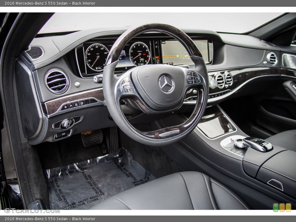 Black Interior Prime Interior for the 2016 Mercedes-Benz S 550 Sedan #108422541