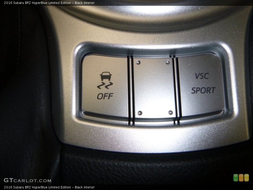 Black Interior Controls for the 2016 Subaru BRZ HyperBlue Limited Edition #108423753