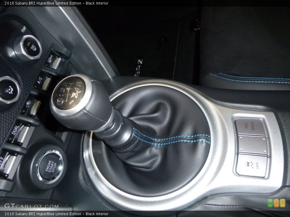 Black Interior Transmission for the 2016 Subaru BRZ HyperBlue Limited Edition #108423774