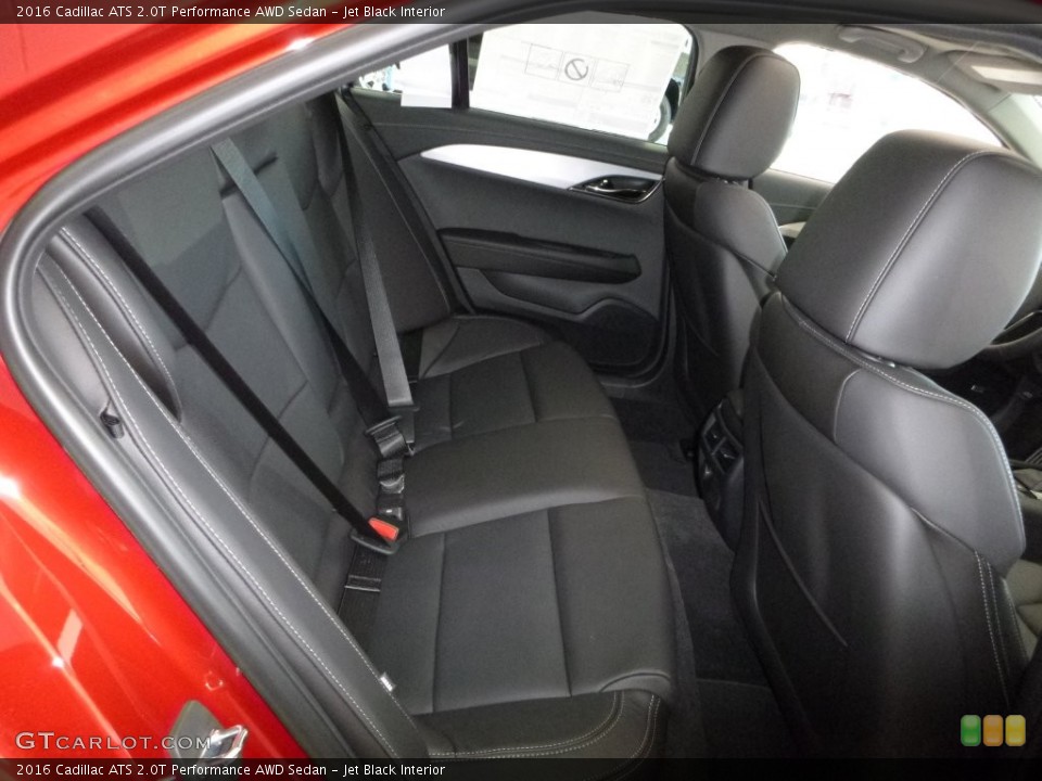 Jet Black Interior Rear Seat for the 2016 Cadillac ATS 2.0T Performance AWD Sedan #108426948