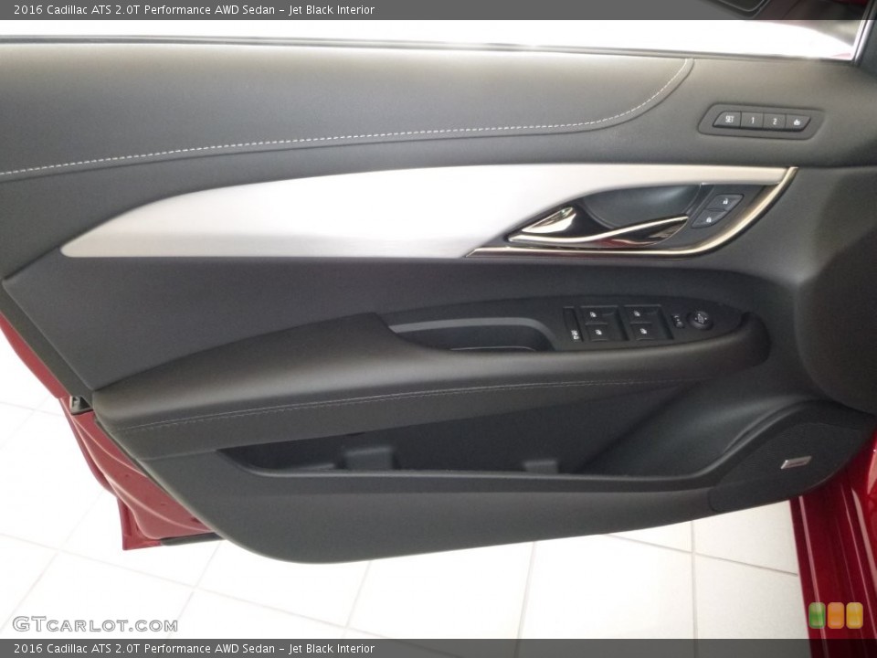 Jet Black Interior Door Panel for the 2016 Cadillac ATS 2.0T Performance AWD Sedan #108427101