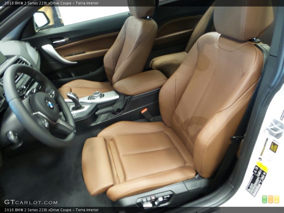 Terra Interior Front Seat for the 2016 BMW 2 Series 228i xDrive Coupe #108430728