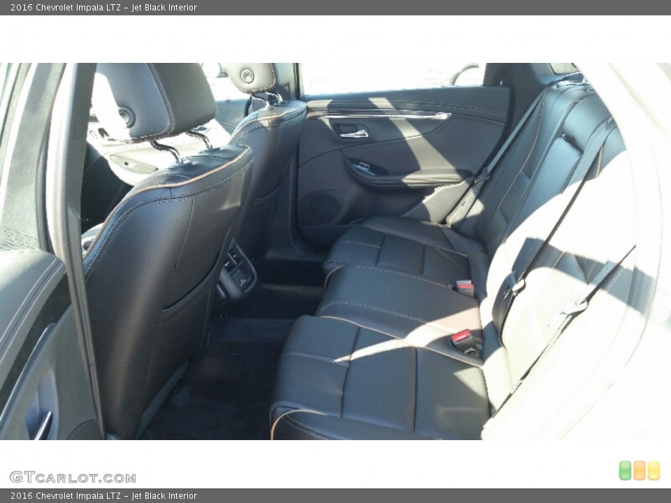 Jet Black Interior Rear Seat for the 2016 Chevrolet Impala LTZ #108432228