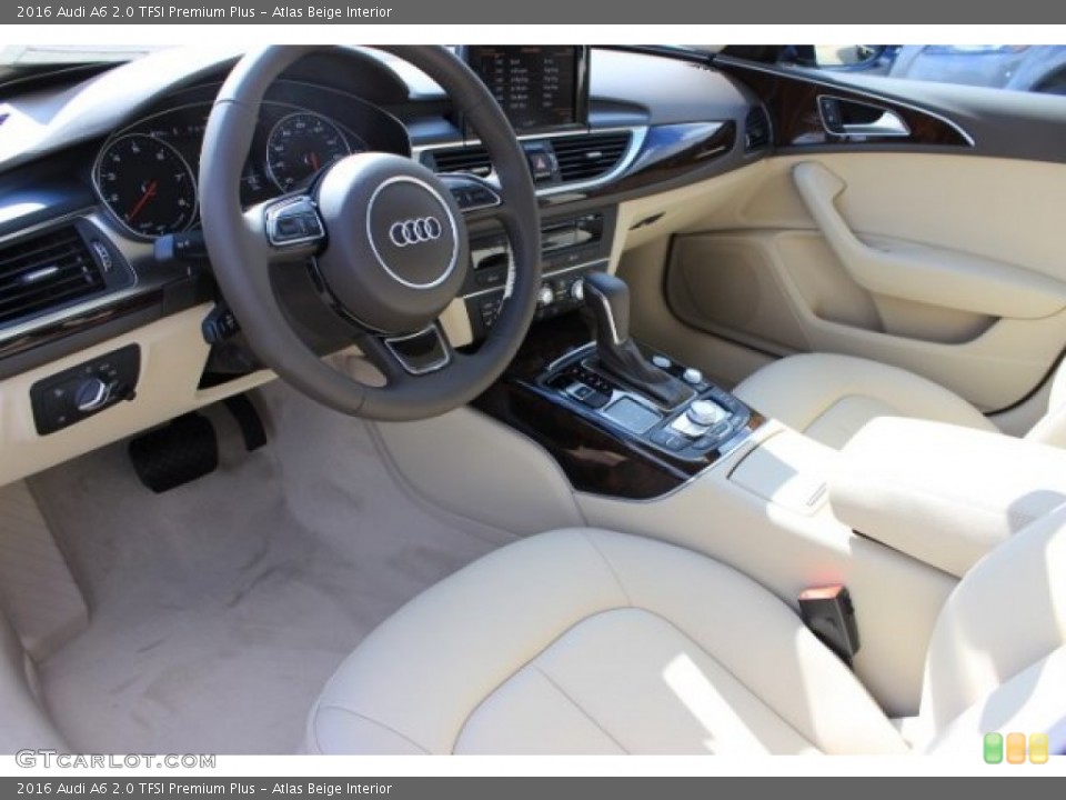 Atlas Beige Interior Prime Interior for the 2016 Audi A6 2.0 TFSI Premium Plus #108454426