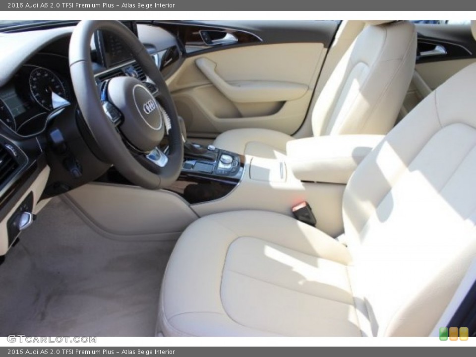 Atlas Beige Interior Front Seat for the 2016 Audi A6 2.0 TFSI Premium Plus #108454447