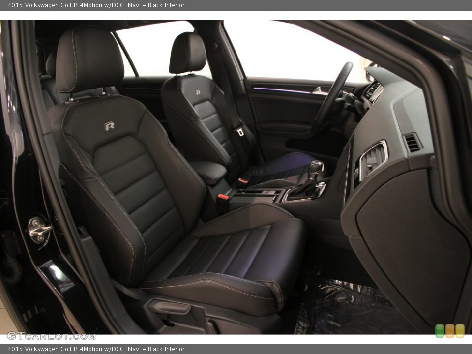 Black Interior Front Seat for the 2015 Volkswagen Golf R 4Motion w/DCC. Nav. #108455027