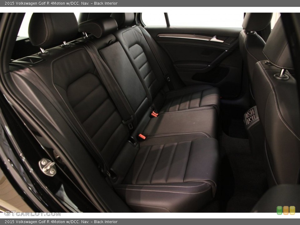 Black Interior Rear Seat for the 2015 Volkswagen Golf R 4Motion w/DCC. Nav. #108455050