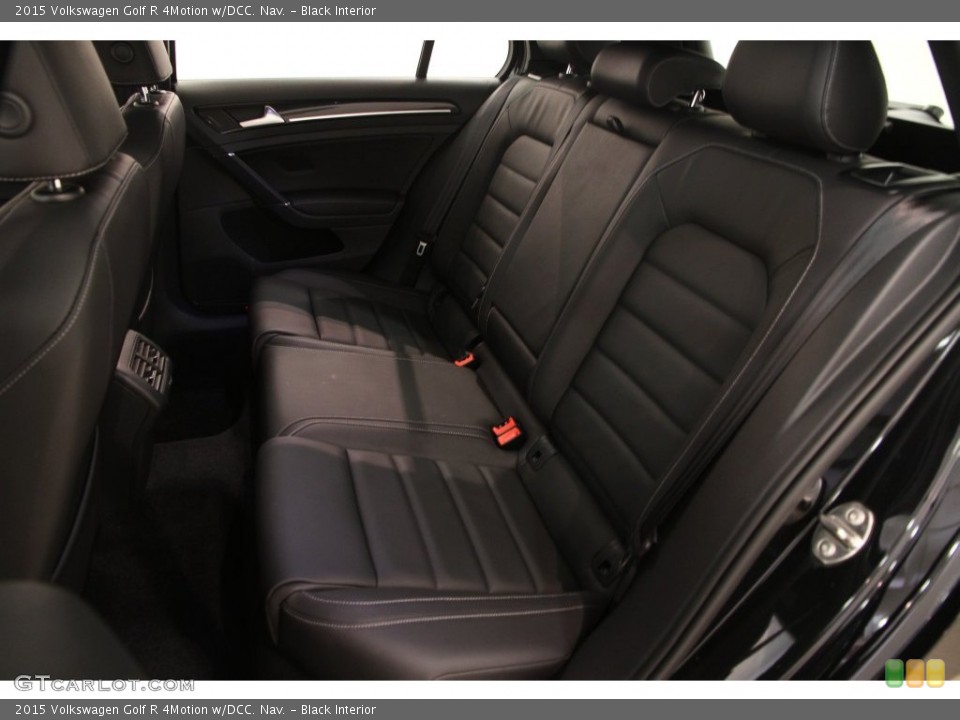 Black Interior Rear Seat for the 2015 Volkswagen Golf R 4Motion w/DCC. Nav. #108455071