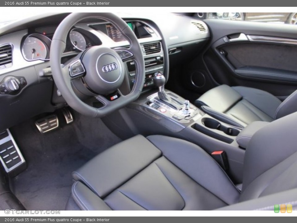 Black Interior Prime Interior for the 2016 Audi S5 Premium Plus quattro Coupe #108455302