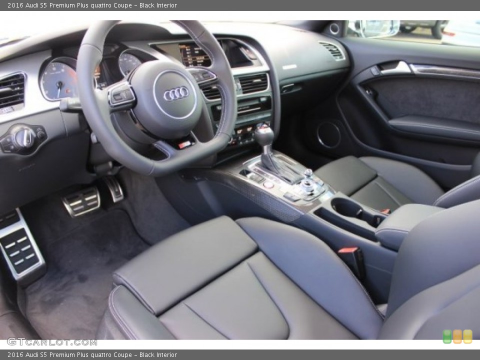 Black Interior Prime Interior for the 2016 Audi S5 Premium Plus quattro Coupe #108456111