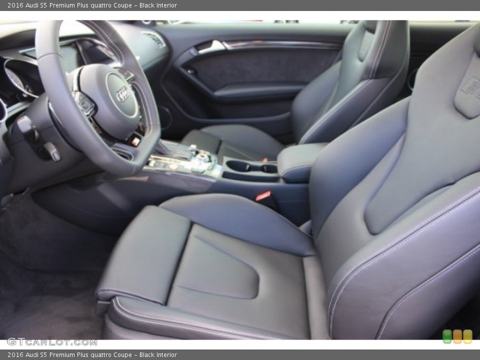 Black Interior Front Seat for the 2016 Audi S5 Premium Plus quattro Coupe #108456130