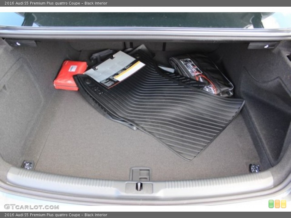Black Interior Trunk for the 2016 Audi S5 Premium Plus quattro Coupe #108456526