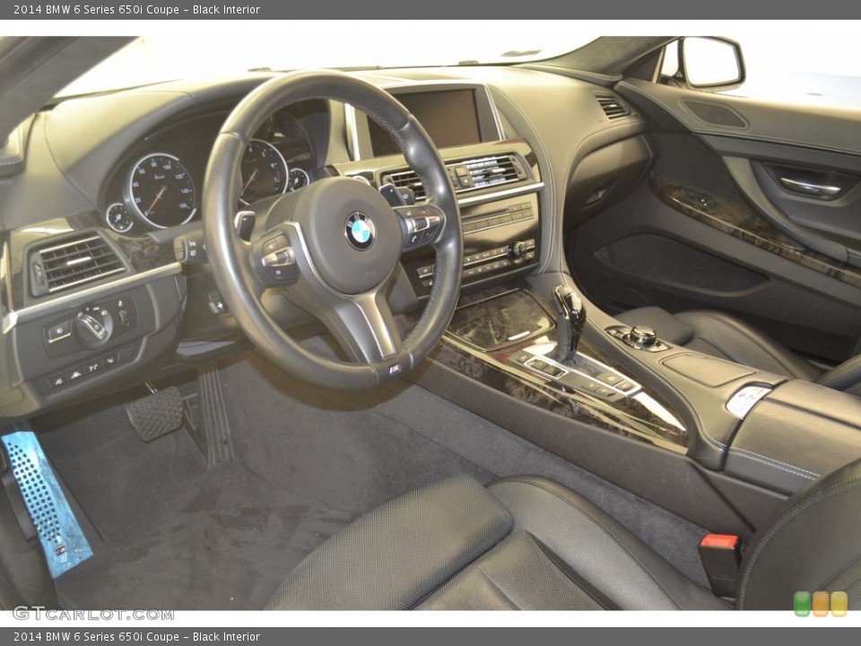 Black Interior Prime Interior for the 2014 BMW 6 Series 650i Coupe #108457978