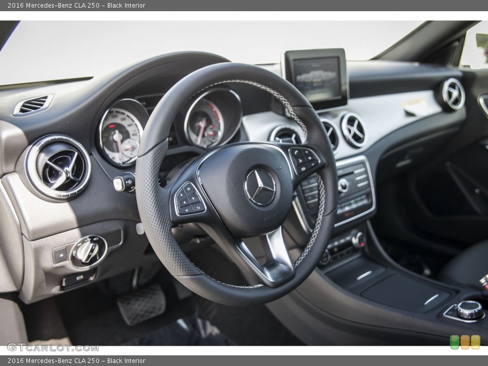 Black Interior Dashboard for the 2016 Mercedes-Benz CLA 250 #108459487