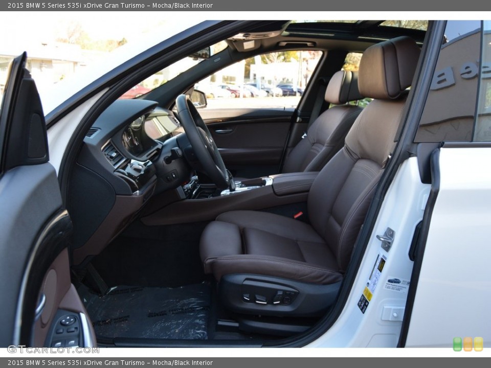 Mocha/Black Interior Front Seat for the 2015 BMW 5 Series 535i xDrive Gran Turismo #108466009