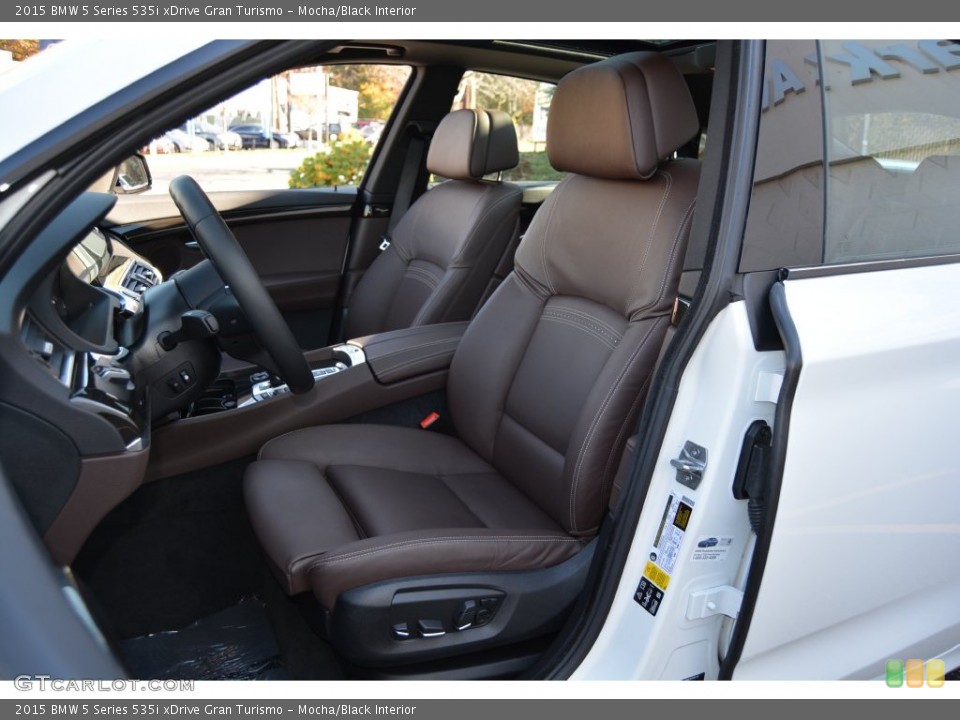 Mocha/Black Interior Front Seat for the 2015 BMW 5 Series 535i xDrive Gran Turismo #108466021