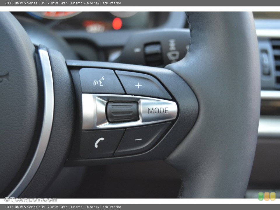Mocha/Black Interior Controls for the 2015 BMW 5 Series 535i xDrive Gran Turismo #108466102