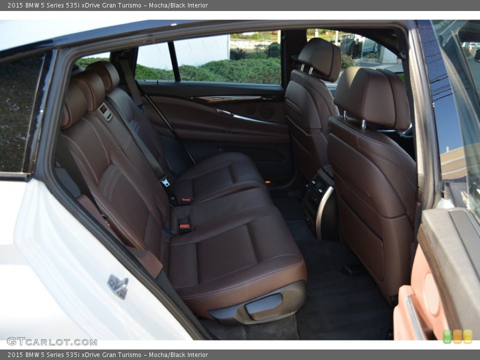 Mocha/Black Interior Rear Seat for the 2015 BMW 5 Series 535i xDrive Gran Turismo #108466183