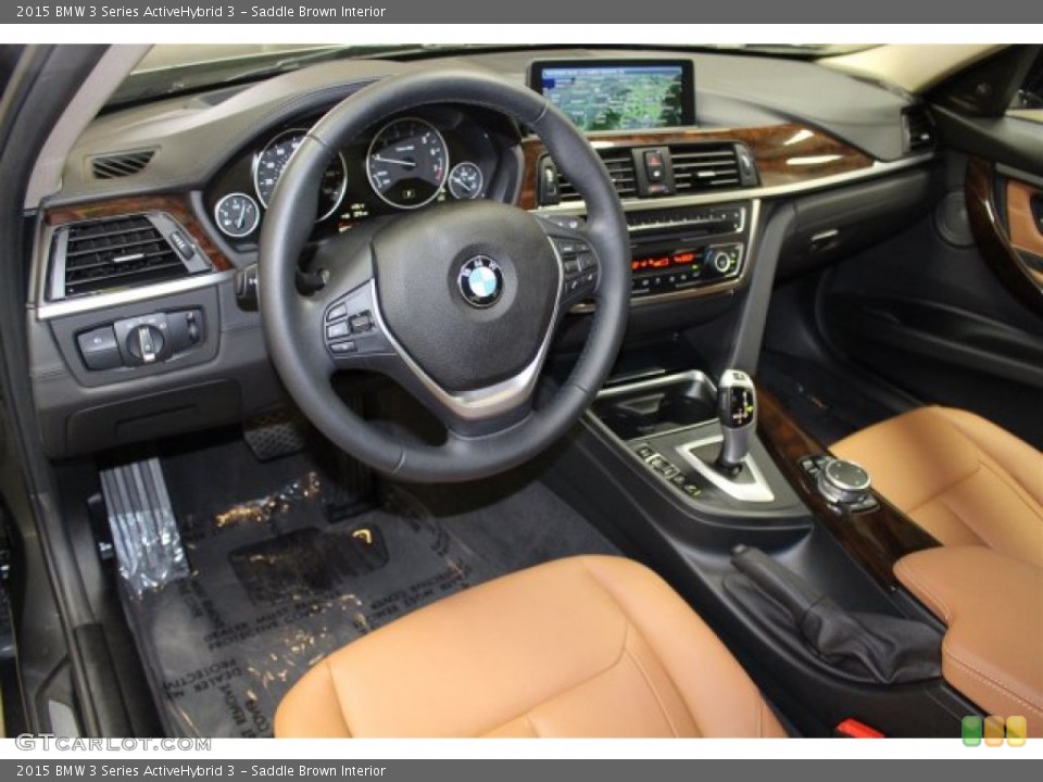Saddle Brown Interior Prime Interior for the 2015 BMW 3 Series ActiveHybrid 3 #108468593