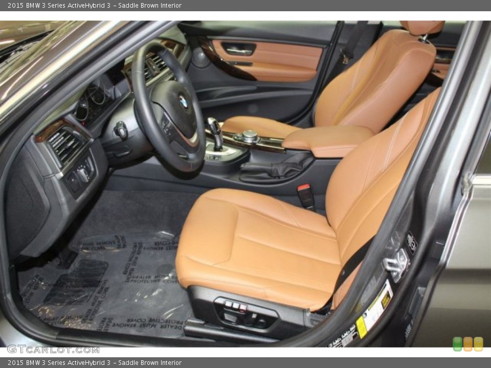 Saddle Brown Interior Front Seat for the 2015 BMW 3 Series ActiveHybrid 3 #108468652