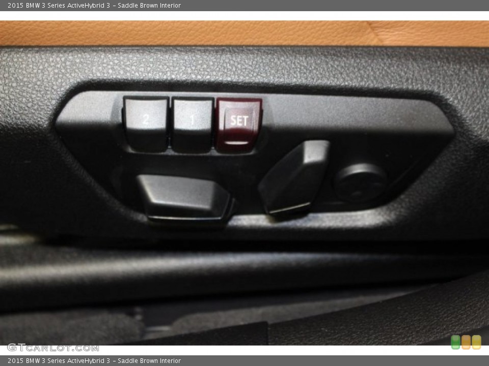 Saddle Brown Interior Controls for the 2015 BMW 3 Series ActiveHybrid 3 #108468685